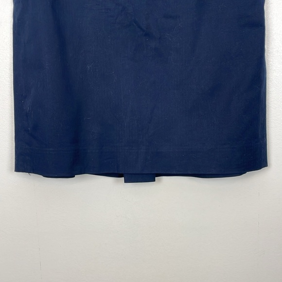 J Crew Career Straight Pencil Skirt Lined Pleated Back Hem Zip Closure Women 4 - Picture 3 of 12